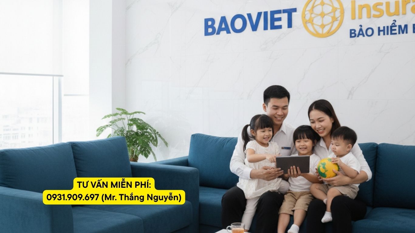 Gia đ&igrave;nh hạnh ph&uacute;c tại Đ&agrave; Nẵng an t&acirc;m nhờ bảo hiểm sức khỏe Bảo Việt An Gia.