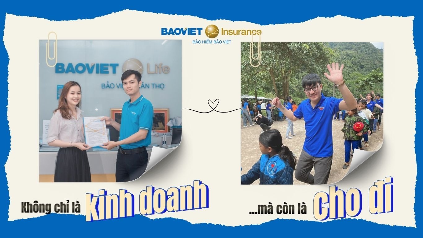 Sứ mệnh của Bảo Việt không chỉ dừng lại ở việc kinh doanh, chúng tôi còn mang tôn chỉ cho đi nhiều hơn, hướng đến lợi ích của cộng đồng