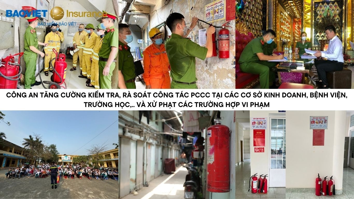 Công An tăng cường kiểm tra và xử phạt các cơ sở vi phạm công tác PCCC