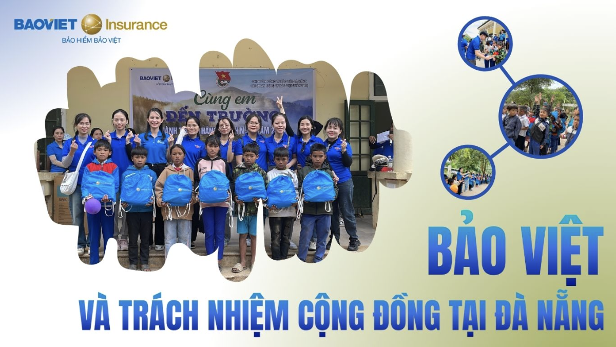 Chung tay vì cộng đồng: Bảo Việt Đà Nẵng và hành trình nhân ái trên mọi nẻo đường